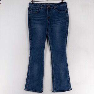 Lee Riders Jean 16 LONG Blue Slim Fit Mid Rise Slim Boot Shape Illusions Stretch